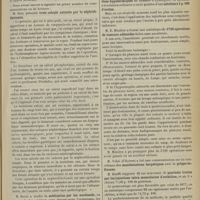 0781 - Page 775 - Séance de l'Académie de médecine. (25 juillet 1899). Tumeurs du tissu cellulaire sous-cutané ayant ses caractères propres et d'origine coccidienne. M. Cornil / M. Bazy : Trois calculs extraits par la néphrolithotomie / M. Bovet : Médication par les nucléosels / M. Darier : Injections hypodermiques de cyanure d'hydargyre / M. E. Ménière : 3710 opérations de tumeurs adénoïdes / M. Bouffé : Psoriasis traités par les injections intra-musculaires d'orchitine