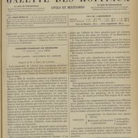 0827 - Page 821 - Sommaire / Congrès français de médecine. (Ve session, Lille 1899). Troisième question : Leucémie et adénie. I. Rapport de M. J. Denys...