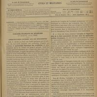 0835 - Page 829 - Sommaire / Congrès français de médecine. (Ve session, Lille 1899). Communications diverses sur les myocardites. MM. P. Merklen et Rabé : Myocardite chronique des oreillettes / M. A. Weber... : Atrophie et l'hypertrophie de la fibre musculaire du coeur dans les myocardiopathies chroniques