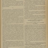 0847 - Page 841 - Revue générale. Gangrènes des organes génitaux externes de l'homme. Par Jean Petit et Prosper Merklen... III. Symptômes et marche / IV. Diagnostic et pronostic / V. Traitement / Congrès français de médecine. (Ve session, Lille 1899). Communications diverses sur la leucémie et l'adénie. M. Vanverts... : Indications de l'intervention chirurgicale dans les adénies / MM. F. Bezançon et M. Labbé : Anatomie pathologique et la pathogénie du lymphadénome ganglionnaire