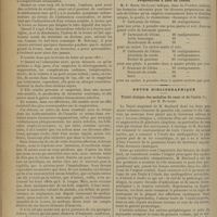 0850 - Page 844 - Médecine pratique. De quelques usages de la levure de bière en thérapeutique. (A suivre) / Formulaire. Préparation à base de lithine / Revue bibliographique. Traité clinique des maladies du coeur et de l'aorte, par H. Huchard
