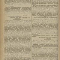 0852 - Page 846 - Variétés. Le décanat de Guy Patin. Par le Docteur A. Corlieu / Chronique et nouvelles scientifiques. Distinctions honorifiques / Statistique
