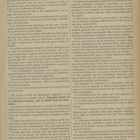 0869 - Page 863 - Congrès français de médecine. (Ve session, Lille 1899). Communications diverses. Le coeur chez les phtisiques, M. S. Bernheim / MM. Grassel et Vedel... : Diagnostic précoce de la tuberculose humaine, avec de faibles doses de tuberculine