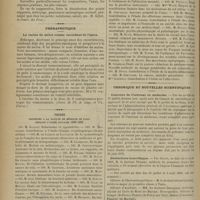 0880 - Page 874 - Médecine pratique. Traitement de la varicelle / Thérapeutique. La racine du melon comme succédané de l'ipéca. (Journ. de Ph. de Liège, et Un. Pharm.) / Thèses soutenues à la Faculté de médecine de Paris pendant l'année scolaire 1898-1899 / Chronique et nouvelles scientifiques. Concours de l'internat en médecine / Distinctions honorifiques / Nécrologie / Chemins de fer de Paris à Lyon et à la Méditerranée
