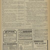 0925 - Page 919 - Chronique et nouvelles scientifiques. Première thèse de doctorat en pharmacie / Nécrologie / Chemins de fer de Paris à Lyon et à la Méditerranée / Bulletin bibliographique