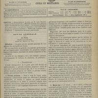 0999 - Page 993 - Sommaire / Revue générale. La peste. Par M. Louis Delherm... Définition