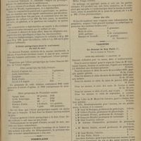 1043 - Page 1037 - Médecine pratique. Le protargol dans le traitement des affections du nez, du pharynx et du larynx / Le protargol dans la thérapeutique oculaire / L'élixir parégorique dans le traitement du mal de mer / Formulaire. Emploi des pâtes soufrées contre l'acné juvénile. (Union pharmaceutique) / Chute des cils / Variétés. Le décanat de Guy Patin, par le Docteur A. Corlieu