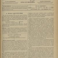 1055 - Page 1049 - A nos lecteurs / Sommaire / Revue générale. L'opothérapie ovarienne. Par Prosper Mossé... I. Sécrétion interne de l'ovaire