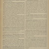 1062 - Page 1056 - Ier Congrès international des médecins de compagnies d'assurances tenu à Bruxelles du 25 au 28 septembre 1899. Le secret médical et l'assurance sur la vie. M. J. Van Geuns... / Quelques données statistiques sur la mortalité des assurés ; M. A. Ferrand... / M. E. Houzé... : Anthropologie et de l'assurance sur la vie / M. Moritz... : Examen du coeur / Diagnostic précoce de la paralysie générale progressive, M. R. Verhoogen... / M. Crocq... : Névroses traumatiques / M. Mahillon... : Quels sont les neurasthéniques que l'on doit admettre, quels sont ceux qu'il faut refuser ? / M. Meyer... : Hérédité tuberculeuse considérée au point de vue de son influence sur l'assurance-vie / L'admissible des symphilitiques, d'après M. Bayet... / M. Weill-Mantou... : La fraude, en matière d'assurance sur la vie / M. Leboeuf... : Admissibilité des glycosuriques / M. Verriest... : Continuité des états morbides à travers la vie, M. de Boeck... / M. Wybauw... : Admissibilité des albuminuriques / M. Mattei... : Radiographie en matière d'assurances