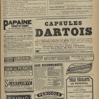 1073 - Page 1067 - Chronique et nouvelles scientifiques. Ier Congrès international de médecine professionnel et de déontologie médicale / Un nouveau procédé de falsification du lait