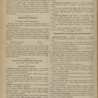 1104 - Page 1098 - Association française de chirurgie. (XIIIe Congrès de chirurgie, 1899). Séance d'ouverture / Médecine pratique. Le mûrier comme diurétique / Faculté de médecine de Paris. (Actes du 23 au 28 octobre 1899). Examens de doctorat / Chronique et nouvelles scientifiques. Hôpitaux de Paris / Hôpitaux de Province / Distinctions honorifiques / Guerre
