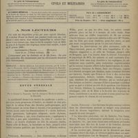 1119 - Page 1113 - A nos lecteurs / Sommaire / Revue générale. Les ascites laiteuses. Par le Docteur L. François... I. Fréquence. Historique / II. Causes. Étiologie