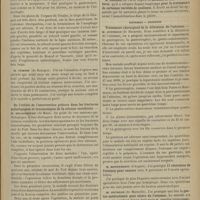 1127 - Page 1121 - Association française de chirurgie. [XIIIe Congrès de chirurgie, 1899 (suite)]. Poitrine - Colonne vértébrale. M. Auvray... : Trois cas de plaies pénétrantes de l'espace de Traube / De l'utilité de l'intervention précoce dans les fractures pathologiques et traumatiques de la colonne vertébrale. M. Delagenière... / M. Redard... : Méthode de redressement forcé, qu'il a adoptée depuis longtemps pour le traitement de certaines variétés de scolioses / Estomac - Intestin. Traitement chirurgical de la dilatation de l'estomac. M. Jonnesco... / M. Montprofit... : 11 résections de l'estomac pour cancers / M. Jourdan... : Gastro-entérostomie pour ulcère de l'estomac / M. Pantaloni... : Résultat de quinze gastro-entérostomies