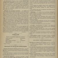 1128 - Page 1122 - Association française de chirurgie. [XIIIe Congrès de chirurgie, 1899 (suite)]. Estomac - Intestin. MM. Bérard et Delore... : Volvulus de l'intestin grêle chez des adultes / M. Montprofit... : Cure radicale d'une énorme hernie inguinale / Indication des bandages herniaires. M. Thiéry... (A suivre) / Formulaire. Contre les éphélides (taches de rousseur) / Chronique et nouvelles scientifiques. Concours des prix de l'internat / Concours de l'internat / Guerre / Statistique / La peste / Poste médical à céder / Bulletin bibliographique