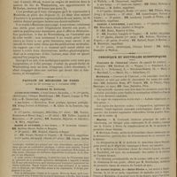 1136 - Page 1130 - Variétés. Deux illustres transfuges de la médecine : Goethe et Schiller. Par M. le Docteur Cabanès / Faculté de médecine de Paris. (Actes du 30 octobre au 4 novembre 1899). Examens de doctorat / Chronique et nouvelles scientifiques. Concours de l'internat / Bordeaux / Marine / Le navire Hôpital, et « Saint-Pierre »