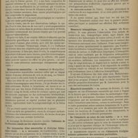 1147 - Page 1141 - Association française d'urologie. (IVe session). Hématuries de la grossesse. M. Guyon, en son nom et au nom de M. Albarran / Hématuries essentielles. M. Tédenat... / Des hématuries dites essentielles et d'origine lithiasique rénale. M. A. Boursier... / Hématuries prémonitoires de certaines affections rénales. M. Hamonic... / Hématurie hémophilique. M. L. Imbert... / Hématurie essentielle. M. Castan... / De l'hématurie au cours du rein mobile. M. O. Pasteau / Des hématuries chez les goutteux. M. Desnos...