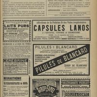 1149 - Page 1143 - Chronique et nouvelles scientifiques. Conditions de exercice de la pharmacie dans divers pays de l'Europe / Poste médical à céder