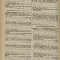 1172 - Page 1166 - Faculté de médecine de Paris. (Actes du 6 au 11 novembre 1899). Examens de doctorat / Chronique et nouvelles scientifiques. Concours de l'internat / Hôpitaux de Province / Marine / Distinctions honorifiques / Des conférences pratiques / Nécrologie / Cours pratique d'ophtalmologie / Chemins de fer de Paris à Lyon et à la Méditerranée / Bulletin bibliographique