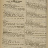 1224 - Page 1218 - Revue bibliographique. Atlas manuel des bandages, par A. Hoffa... Édition française par M. Paul Hallopeau... / Faculté de médecine de Paris. (Actes du 20 au 25 novembre 1899). Examens de doctorat / Chronique et nouvelles scientifiques. Concours de l'internat / Hôpitaux de Province / Société de chirurgie / Université de Nancy / Distinctions honorifiques / Maison départementale de Nanterre / La peste
