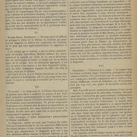 1239 - Page 1233 - Revue générale. La lithiase intestinale. Par MM. G. Milian et A. Chevallier. V. Rapports de la lithiase intestinale avec différents maladies / VI. Marche. Durée. Terminaison / VII. Diagnostic / VIII. Traitement