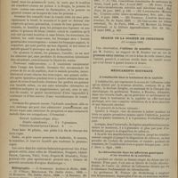 1240 - Page 1234 - Revue générale. La lithiase intestinale. Par MM. G. Milian et A. Chevallier. VIII. Traitement / Séance de la Société de chirurgie. (15 novembre 1899). M. Routier : Grossesse extra-utérine / Médicaments nouveaux. L'iodalbacide dans le traitement de la syphilis. (Arch., f. Derm. U. Syph., 1899) / Le chloralbacide dans les affections gastriques et les troubles de la nutrition