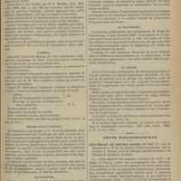 1241 - Page 1235 - Médicaments nouveaux. Le chloralbacide dans les affections gastriques et les troubles de la nutrition. (Münch. Med. Woch., 1899) / La ténaline / L'iridine. (Journ. de méd. de Paris) / Simaba cedron (rutacée). (Dr J. Vindevogel. Le Médecin, Bruxelles) / Le vanadium / Le fluoroforme / Le lycétol. (Boll. delle clinich., 1899, n° 11, et Gaz. hebd.) / Revue bibliographique. Atlas-Manuel des maladies externes de l'oeil, par le Professeur O. Haab... Édition française, par le Docteur A. Terson...
