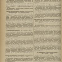 1242 - Page 1236 - Revue bibliographique. Atlas-Manuel des maladies externes de l'oeil, par le Professeur O. Haab... Édition française, par le Docteur A. Terson... / A Manual of modern gastric methods [chemical, physical and therapeutical], by Lockhart Gillespie / Le massage thérapeutique, par le Docteur E. Hugon / L'ataxie des tabétiques et son traitement, par le Docteur A. Riche... / Les explosifs, les poudres, les projectiles d'exercice, leur action et leurs effets vulnérants, par les Docteurs H. Nimier... et Ed. Laval... / Des épanchements urineux d'origine rénale, par le Docteur A. Rattier