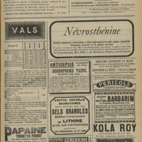 1253 - Page 1247 - Chronique et nouvelles scientifiques. Marine / Clinique des maladies du système nerveux / Nécrologie