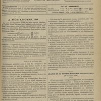 1279 - Page 1273 - A nos lecteurs / Sommaire / Paris, le 27 novembre 1899 / Séance de la Société médicale des hôpitaux. (24 novembre 1899). M. Galliard : Pleurésies polymorphes