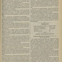 1335 - Page 1329 - Sur les applications nouvelles du courat ondulatoire en gynécologie ; par le Docteur G. Apostoli / Formulaire. Lotion parasiticide contre le phtirius pubis / Revue bibliographique. Traité d'analyse des eaux potables [2e édit.], par Zune et Bonjean