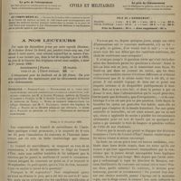 1339 - Page 1333 - A nos lecteurs / Sommaire / Paris, le 11 décembre 1899