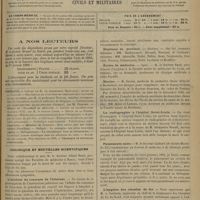 1379 - Page 1373 - A nos lecteurs / Sommaire / Chronique et nouvelles scientifiques. L'incident du concours de l'internat / Hôpitaux de Province / Écoles de médecine / Marine / La radiographie à l'Hôpital Saint-Louis / Pansements sales / L'hygiène des chemins de fer