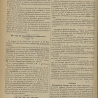 1386 - Page 1380 - Leçons de bactériologie pratique ; par le Docteur Lesné... / Séance de l'Académie de médecine. 19 décembre 1899. M. Chauvel sur une note de M. Koenig : Inflammation des cellules ethmoïdales / M. Tillaux, sur une brochure de M. Broca : Appendicite / Revue de la presse. Médecine. Oedème des membres paralysées dans l'hémiplégie. (Journ. of. nerv. and. mental Diseases, août, p. 471) / A propos du bruit de pot fêlé. (Revue de méd., 10 déc. 1899) / Chirurgie. Étranglement interne par une bride péritonéale