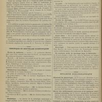 0028 - Page 22 - Revue bibliographique. L'hypnotisme et ses applications à la médecine pratique, par le Docteur O. G. Wetterstrand, traduit avec autorisation de l'auteur par le Docteur Paul Valentin et S. Lindford / Chronique et nouvelles scientifiques. Écoles de médecine / Distinctions honorifiques / Statistique / La peste / Société de chirurgie / Hôtel-Dieu / Cours libre / Nécrologie / Un nouveau mode de lynchage dans le Nebraska / Bulletin bibliographique