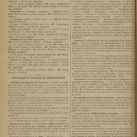 0036 - Page 30 - Faculté de médecine de Paris. (Actes du 15 au 20 janvier 1900). Examens de doctorat / Chronique et nouvelles scientifiques. L'incident du concours de l'internat / Hôpitaux de Paris / Concours de l'externat en 1899 / Marine / Démission collective de tous les médecins d'un dispensaire / Commission devant étudier les moyens de combattre la propagation de la tuberculose / Un nouveau sérum contre la vieillesse / A propos de la différenciation des sexes