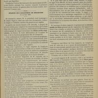 0041 - Page 35 - Recherches sur les moyens de défense de l'organisme contre l'infection respiratoire au niveau des fosses nasales ; par M. le Docteur Paul Viollet / Séance de l'Académie de médecine (9 janvier 1900). M. Laveran : Nouveau modèle de filtre, présenté par M. Lapeyrère / MM. Kanellis et Cardimitis... : Fièvre pernicieuse dysentérique, rapport de M. Laveran