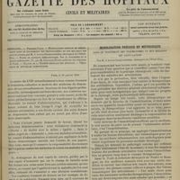 0059 - Page 53 - Sommaire / Paris, le 15 janvier 1900 / Mobilisation précoce et méthodique dans le traitement des traumatismes et des maladies des articulations ; par M. J. Lucas-Championnière...
