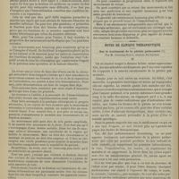 0066 - Page 60 - Mobilisation précoce et méthodique dans le traitement des traumatismes et des maladies des articulations ; par M. J. Lucas-Championnière... / Notes de clinique thérapeutique sur le traitement de la phtisie pulmonaire. Par M. Courtois-Suffit...