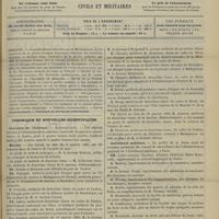 0099 - Page 93 - Sommaire / Chronique et nouvelles scientifiques. Concours de l'internat / Marine / Assistance publique / La Société médicale du IXe arrondissement