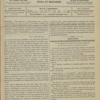 0123 - Page 117 - Sommaire / Paris, le 29 janvier 1900 / Complications dues au double tamponnement des fosses nasales et traitement rationnel des épistaxis rebelles ; par M. Guisez...