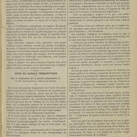 0153 - Page 147 - Plaie transversale du larynx au niveau de l'espace thyro-cricoïdien ; suture hermétique du larynx, du plan musculo-aponévrotique et de la peau ; guérison en huit jours. Par M. H. Morestin... / Notes de clinique thérapeutique sur le traitement de la phtisie pulmonaire. Par M. Courtois-Suffit...