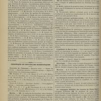 0164 - Page 158 - Thèses soutenues à la Faculté de médecine de Paris pendant l'année scolaire 1899-1900 / Chronique et nouvelles scientifiques. Concours de l'internat / Marine / Institut national antituberculeux / Création de chambres mortuaires à Paris / L'épidémie de Bar-le-Duc / La peste / Nécrologie / Muséum / La Clinique du Docteur Camille Miot / La compagnie fermière des sources de Vichy-Etat