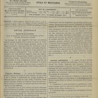 0167 - Page 161 - Sommaire / Revue générale. Cancer du gros intestin. Par M. H. Lardennois... I. Fréquence. Etiologie / II. Anatomie pathologique