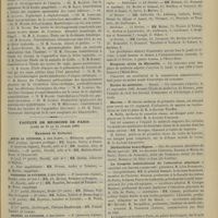 0195 - Page 189 - Thèses soutenues à la Faculté de médecine de Paris pendant l'année scolaire 1899-1900 / Faculté de médecine de Paris. (Actes du 22 au 24 février 1900). Examens de doctorat / Chronique et nouvelles scientifiques. Concours pour la nomination à six places de médecin des hôpitaux / Concours supplémentaire de l'internat / Hospices civils de Marseille / Écoles de médecine / Marine / Distinctions honorifiques / Le Congrès international de l'éducation physique / L'incinération des gadoues