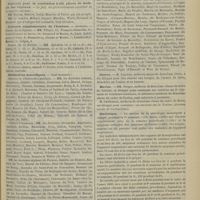 0207 - Page 201 - Thèses soutenues à la Faculté de médecine de Paris pendant l'année scolaire 1899-1900 / Chronique et nouvelles scientifiques. Concours pour la nomination à six places de médecin des hôpitaux / Concours supplémentaire de l'internat / Distinctions honorifiques / Guerre / Marine / Statistique / Les tuberculeux et les asiles nationaux de Vincennes et du Vésinet