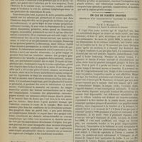 0252 - Page 246 - Deux cas de tuberculose mammaire ; par H. Morestin... / Un cas de diabète insipide dépendant d'un gliosarcome du plancher du quatrième ventricule ; par M. G. Marinesco...
