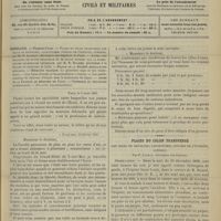 0271 - Page 265 - Sommaire / Paris, le 5 mars 1900 / Plaies du colon transverse par balle de revolver ; laparotomie, sutures de l'intestin ; guérison ; par P. Launay...