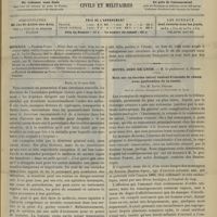 0299 - Page 293 - Sommaire / Paris, le 12 mars 1900 / Hôtel-Dieu de Lyon. M. le Professeur A. Poncet. Note sur un énorme calcul vésical d'oxalate de chaux avec perforation de la vessie. Par M. Xavier Delore...