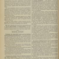 0334 - Page 328 - Séance de la Société médicale des hôpitaux. (16 mars 1900) M. Louis Rénon : Filariose / MM. Rabé et Merklen : Type de Cheyne-Stokes et l'artério-sclérose / Médecine pratique. Traitement des tuberculoses locales par des injections d'extrait glycériné de foie de morue / Traitement de certaines formes de dilatation stomacale par l'huile à hautes doses / Doit-on lier le bout placentaire du premier cordon dans la grossesse gémellaire ? / Les vapeurs d'aldéhyde formique pour la destruction des mouches, des puces et des rats