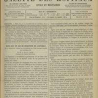 0339 - Page 333 - Sommaire / Note sur un cas de résection de l'estomac de la première portion du duodénum et d'une grande partie du pancréas ; par M. A. Ricard...